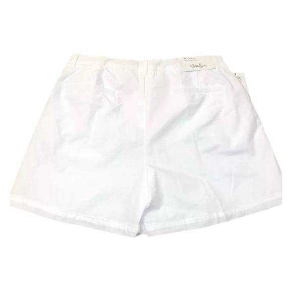 Walter Hagen Women's Clubhouse Traditional 5” Seersucker Golf Shorts Size 2 NWT - Picture 2 of 7